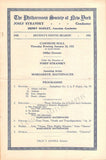 Matzenauer, Margarete - Lot of 6 Recital Programs Carnegie Hall 1919-1921
