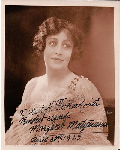 Matzenauer, Margarete - Signed Photo 1923