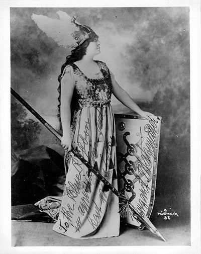 Matzenauer, Margarete - Signed Photo in Die Walkure + Matzenauer, Adrienne - Signed Photo