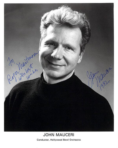 Mauceri, John - Signed Promo Photo 1992