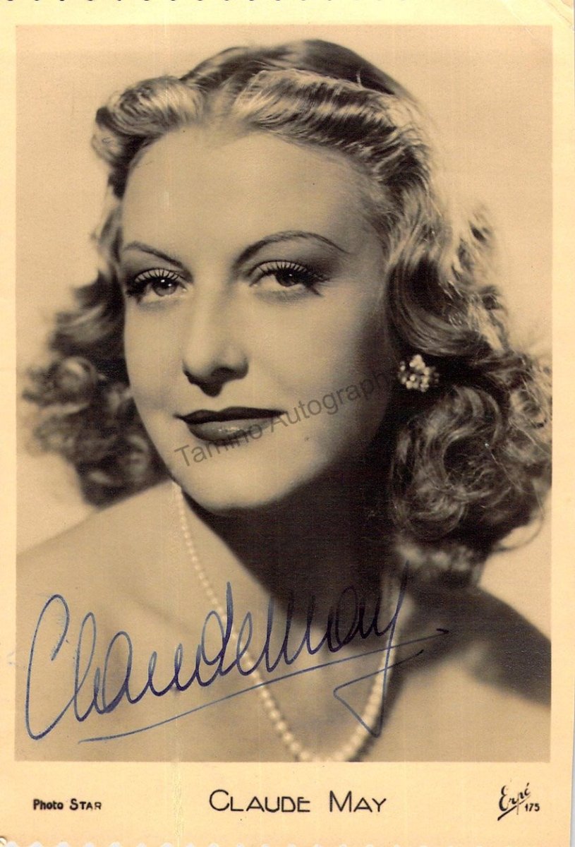 May, Claude - Signed Photograph