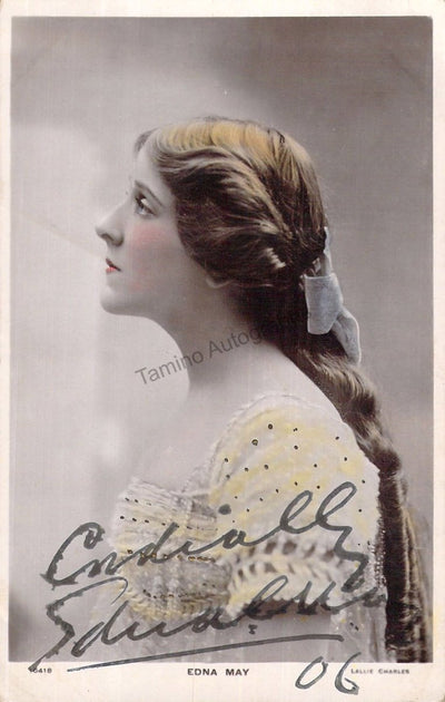 May, Edna - Signed Photograph 1906