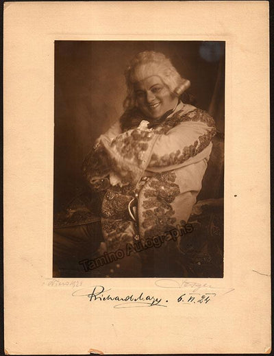 Mayr, Richard - Large Signed Photo in Role 1924