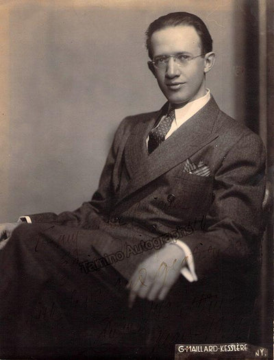 McArthur, Edwin - Signed Photo 1936