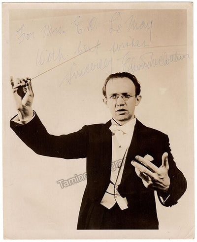 McArthur, Edwin - Signed Photo Conducting