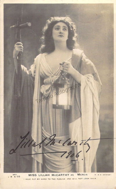 McCarthy, Lillah - Signed Photograph 1906