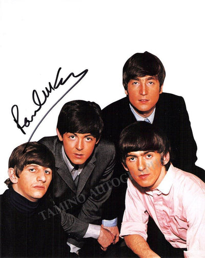 McCartney, Paul - Signed Photo with The Beatles