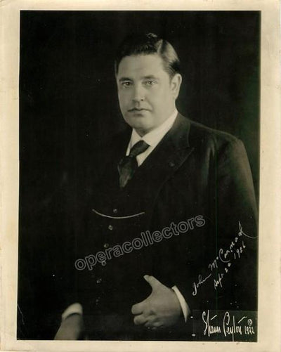 McCormack, John - Signed Photo 1926