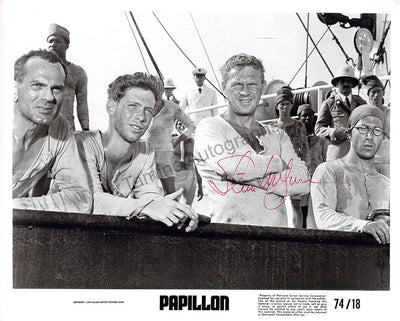 McQueen Steve - Signed Photograph in "Papillon"