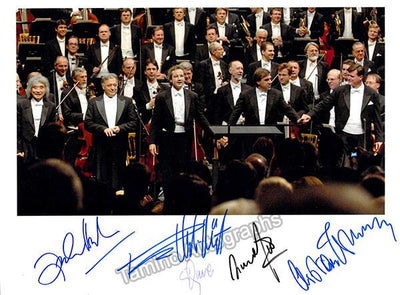 Mehta, Zubin - Welser-Most, Franz - Ozawa, Seiji - Gatti, Daniele - Thielemann, Christian - Photo Signed by all 5!