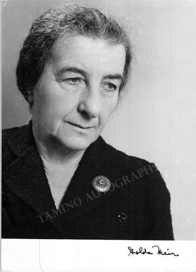 Meir, Golda - Signed Photo