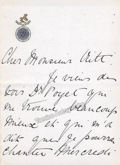 Melba, Nellie - Autograph Letter Signed