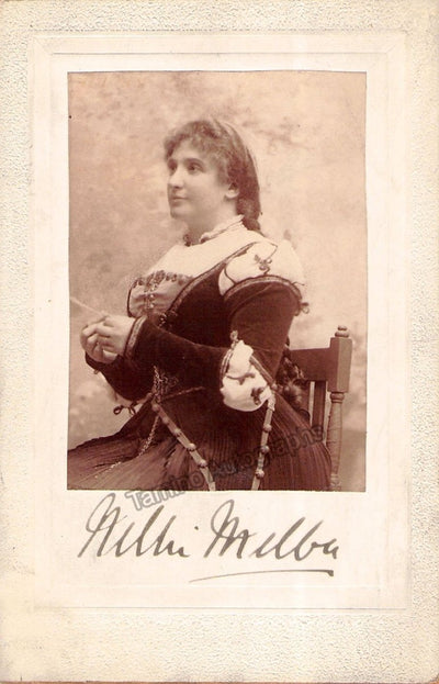 Melba, Nellie - Autograph Photo Signed in Faust