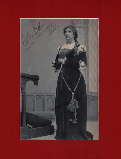 Melba, Nellie - Large Signed Photo in Faust 1901