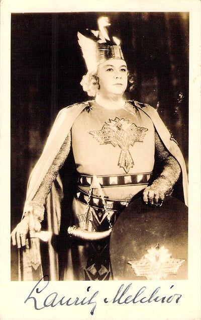 Melchior, Lauritz - Signed Photo in Lohengrin