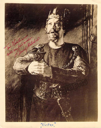 Melchior, Lauritz - Signed Photograph as Tristan