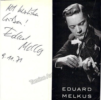 Melkus, Eduard - Signed Brochure with Photo