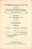 Mengelberg, Willem - Lot of 4 Concert Programs 1922-1923