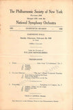 Mengelberg, Willem - Lot of 4 Concert Programs 1922-1923