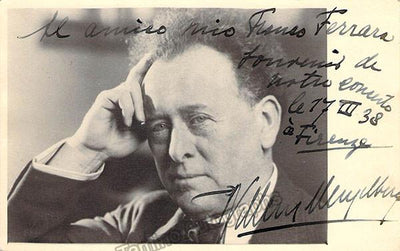 Mengelberg, Willem - Signed Photo