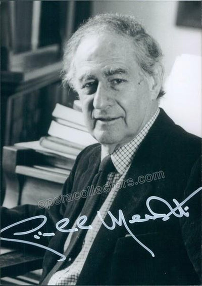 Menotti, Gian Carlo - Signed Photo