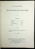Menotti, Gian-Carlo - Signed Score "The Old Maid and the Thief"
