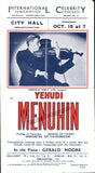 Menuhin, Yehudi - 3 Concert Programs 1946-1953 + Playbill