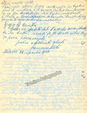 Merli, Francesco - Autobiographical Note Signed 1951