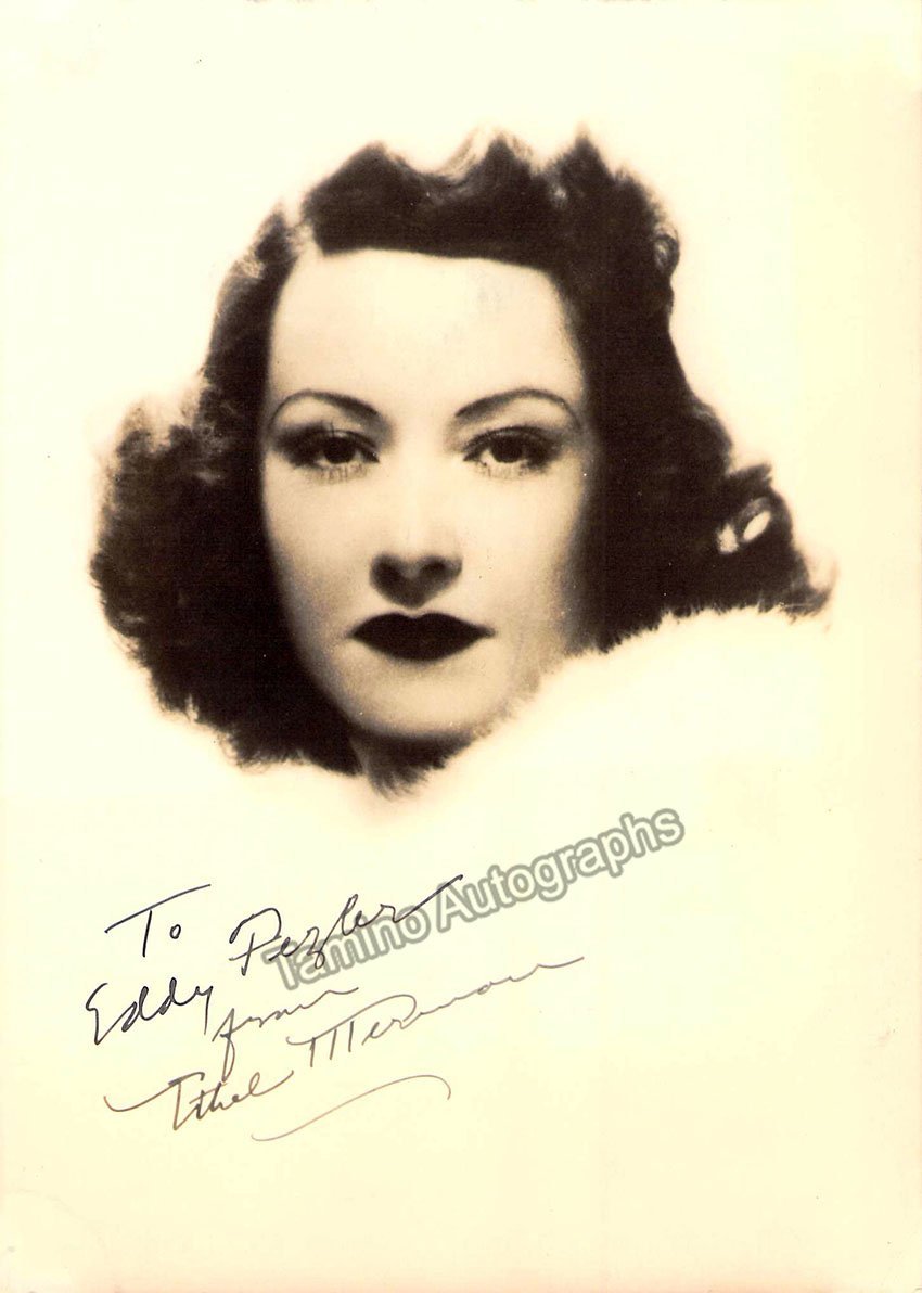 Merman, Ethel - Signed Photo - Tamino