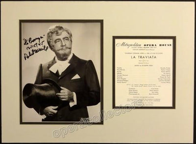 Merrill, Robert - Signed Photo in La Traviata 1945