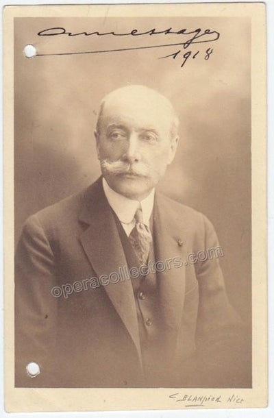 Messager, Andre - Signed photo postcard