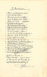 Mestrozzi, Paul - Autograph Documents & Writings 1890s