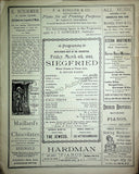 Metropolitan Opera - Full Program Lot 1889-1900