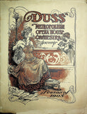 Metropolitan Opera - JS Duss and Met Opera on Tour Program 1903