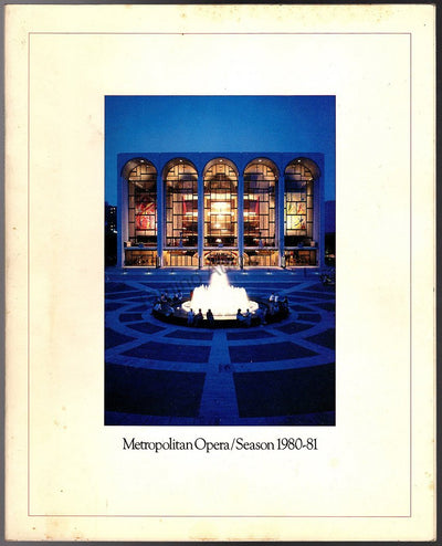 Metropolitan Opera - Signed Season Books (Various Options)