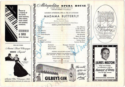 Kullman, Charles - Brownlee, John - Madama Butterfly 1950