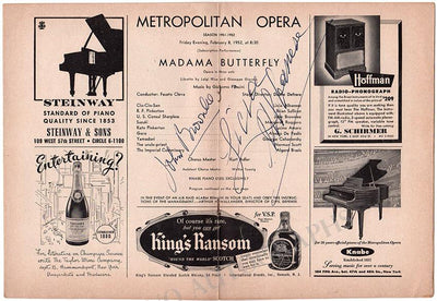 Albanese, Licia - Brownlee, John - Madama Butterfly 1952