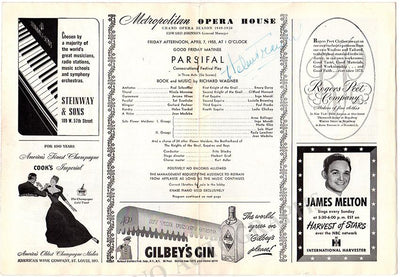 Traubel, Helen - Parsifal 1950