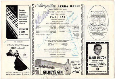 Hines, Jerome - Svanholm, Set - Traubel, Helen - Schoeffler, Paul - Parsifal 1950