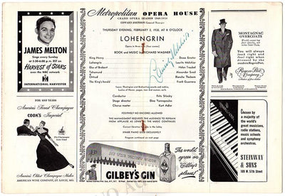 Melchior, Lauritz - Lohengrin 1950