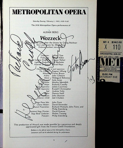 Cassilly, Richard - Behrens, Hildegard - Braun, Victor in Wozzeck 1985