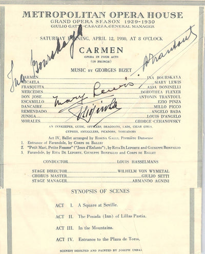 Bourskaya, Ina - Lewis, Mary - Pinza, Ezio