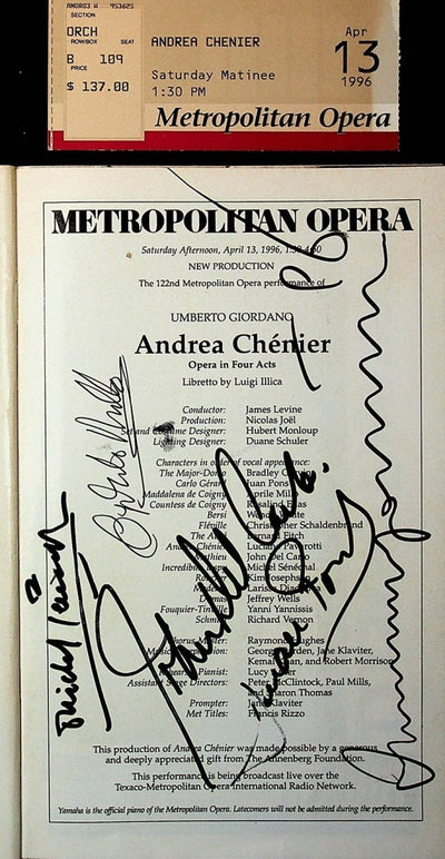 Pavarotti, Luciano - Millo, Aprile - Pons, Juan - Del Carlo, John - Senechal, Michel in Andrea Chenier 1996