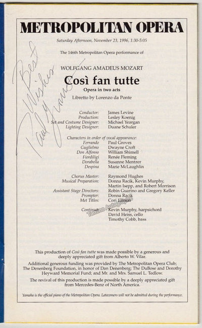 Groves, Paul in Cosí fan Tutte 1996