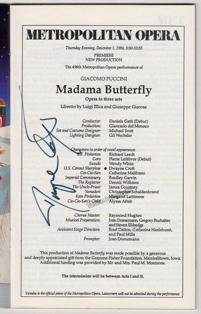 Croft, Dwayne in Madama Butterfly 1994