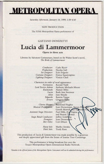 Rizzi, Carlo in Lucia di Lammermoor 1999