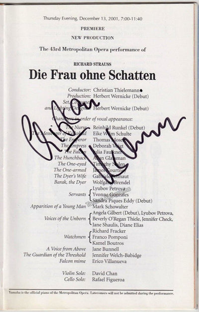 Thielemann, Christian in Die Frau ohne Schatten 2001