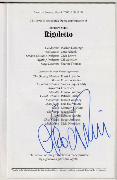 Nucci, Leo in Rigoletto 2002
