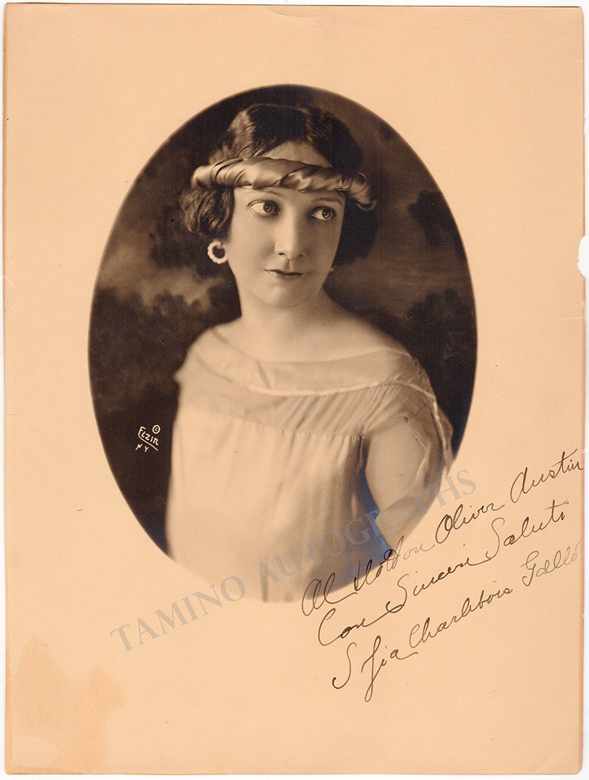 20s Opera Singer Metropolitan Opera - Singers Autographs Lot from 1920s