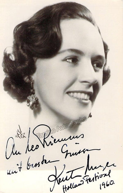 MEYER, Kerstin (Various Autographs)